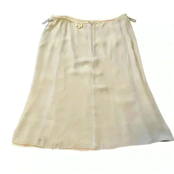 Armani Collection Women's Midi Skirt Light Sky Blue Made in Italy Size 10 - Picture 11 of 13